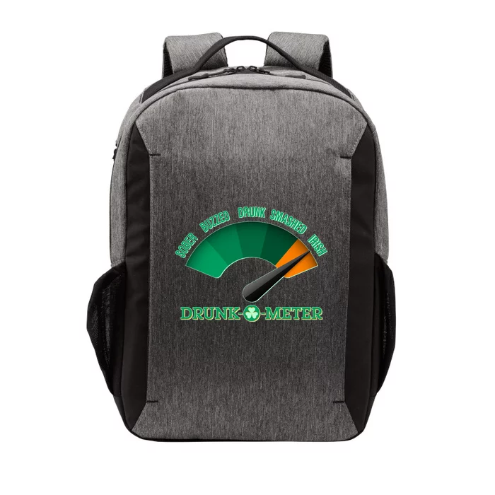 St. Patrick's Day Drunk O Meter Vector Backpack