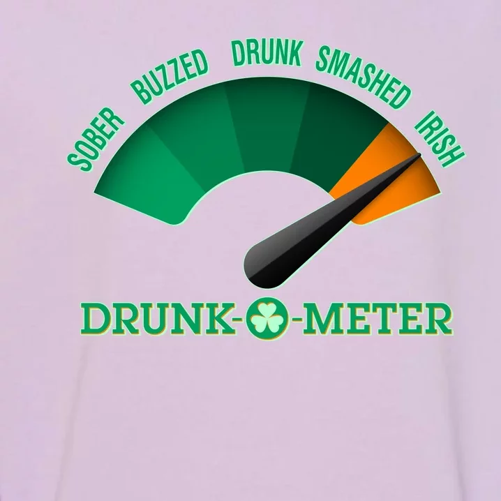 St. Patrick's Day Drunk O Meter Garment-Dyed Sweatshirt