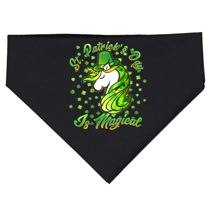 St. Patrick's Day Is Magical USA-Made Doggie Bandana