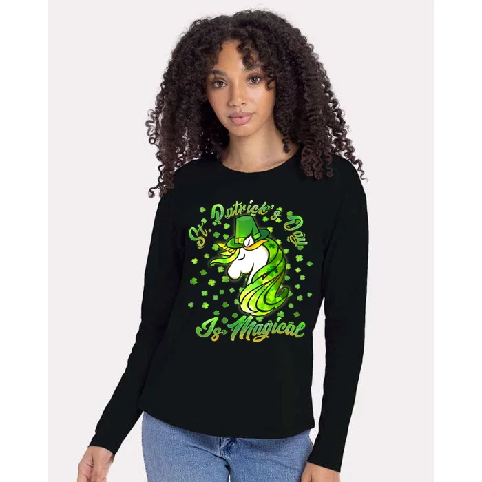 St. Patrick's Day Is Magical Womens Cotton Relaxed Long Sleeve T-Shirt