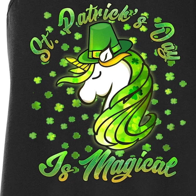 St. Patrick's Day Is Magical Women's Racerback Tank