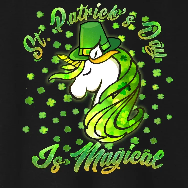 St. Patrick's Day Is Magical Women's Crop Top Tee