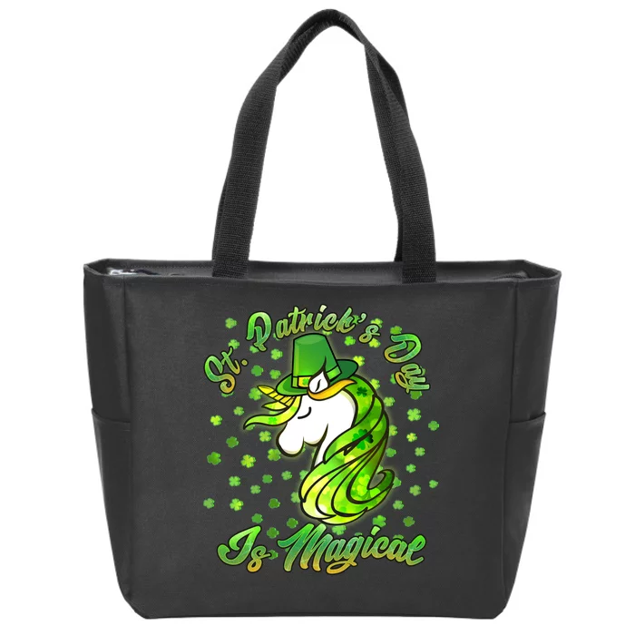 St. Patrick's Day Is Magical Zip Tote Bag