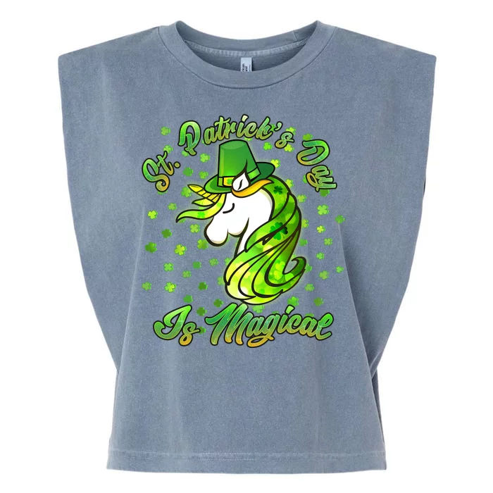 St. Patrick's Day Is Magical Garment-Dyed Women's Muscle Tee