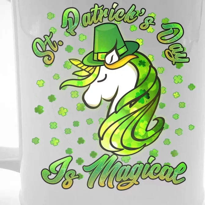 St. Patrick's Day Is Magical Front & Back Beer Stein