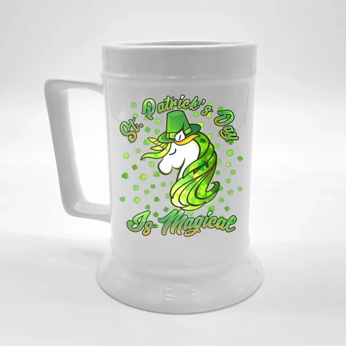 St. Patrick's Day Is Magical Front & Back Beer Stein