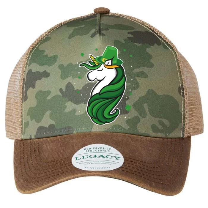 St. Patrick's Day Unicorn Legacy Tie Dye Trucker Hat