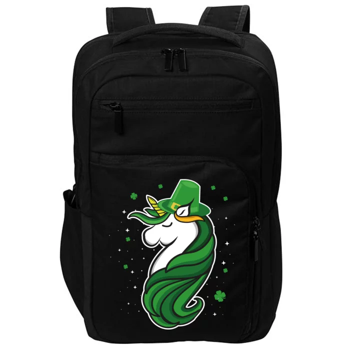 St. Patrick's Day Unicorn Impact Tech Backpack