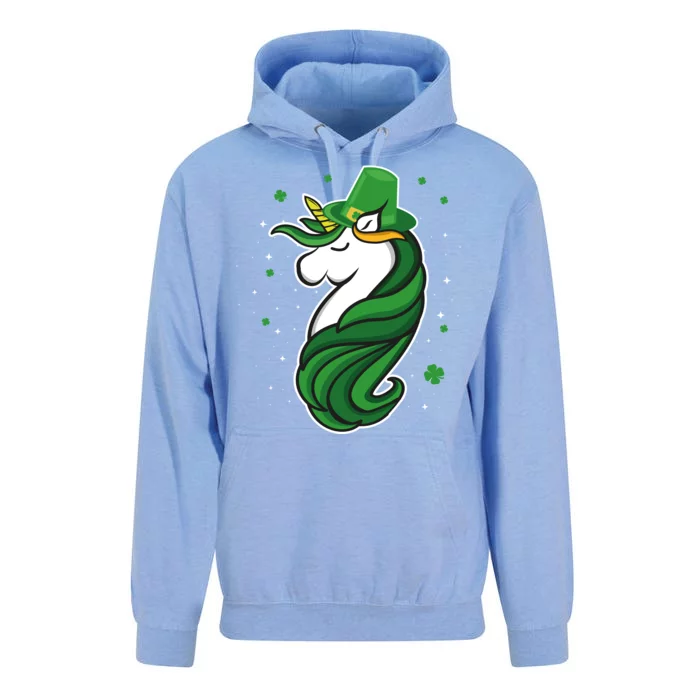 St. Patrick's Day Unicorn Unisex Surf Hoodie