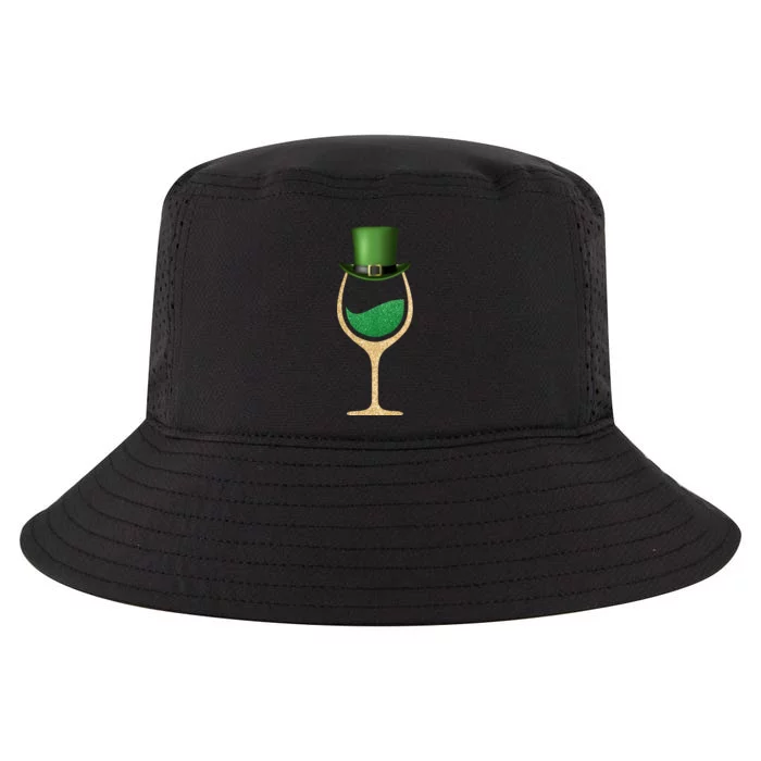 St. Patrick's Day Wine Glass Cool Comfort Performance Bucket Hat