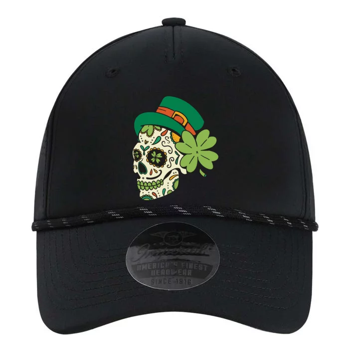 St Patricks Clover Skull Performance The Dyno Cap