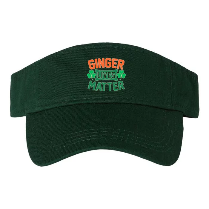 St Patricks Day - Ginger Lives Matter Valucap Bio-Washed Visor