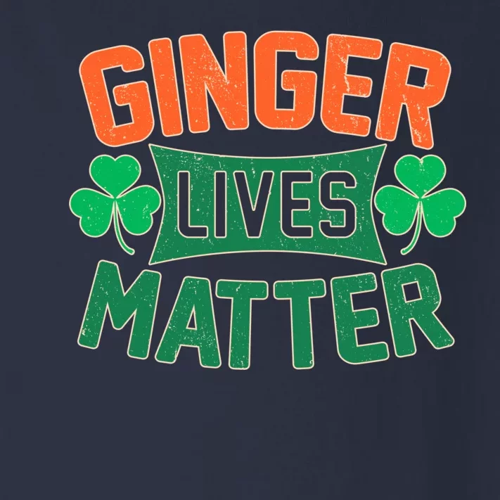 St Patricks Day - Ginger Lives Matter Toddler Long Sleeve Shirt