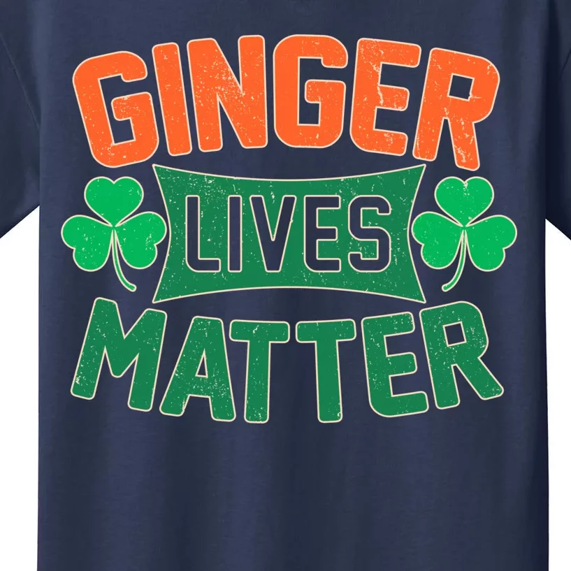 St Patricks Day - Ginger Lives Matter Kids T-Shirt