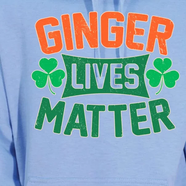 St Patricks Day - Ginger Lives Matter Unisex Surf Hoodie