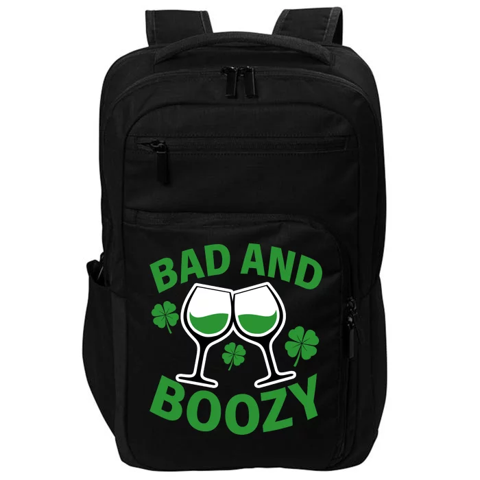 St Patrick's Day Bad and Boozy Impact Tech Backpack