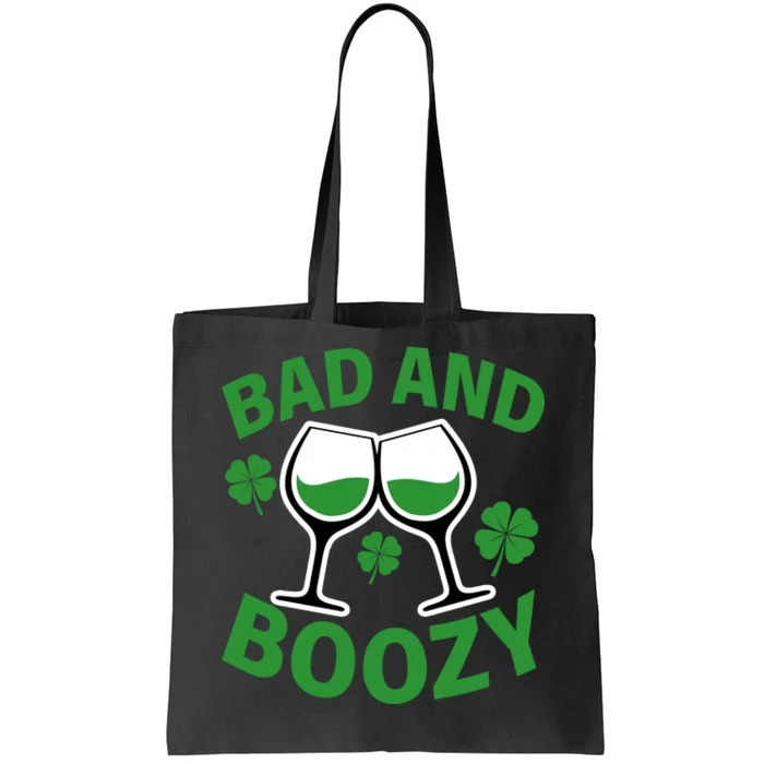 St Patrick's Day Bad and Boozy Tote Bag