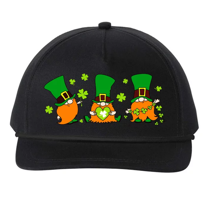 St Patrick's Day Gnome Snapback Five-Panel Rope Hat