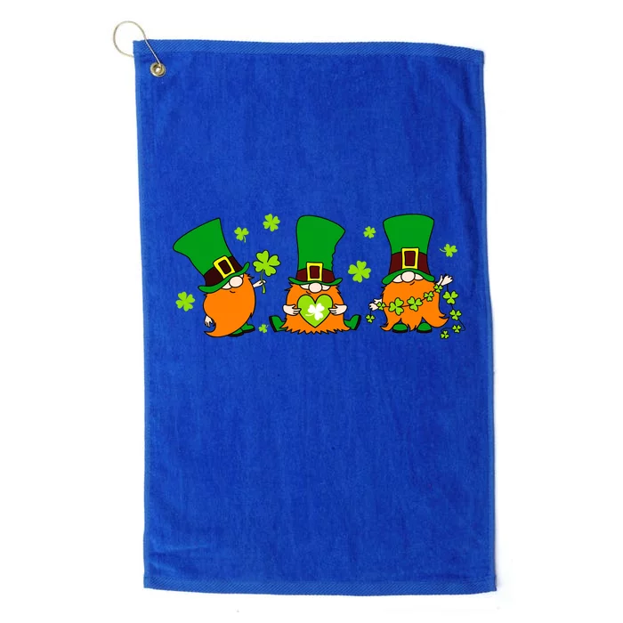 St Patrick's Day Gnome Platinum Collection Golf Towel