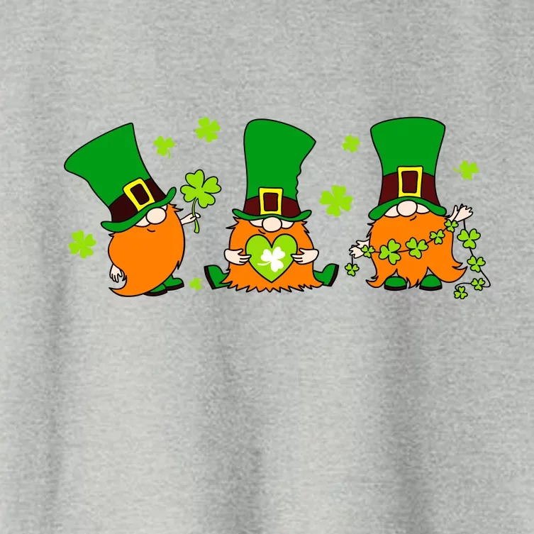 St Patrick's Day Gnome Women's Crop Top Tee