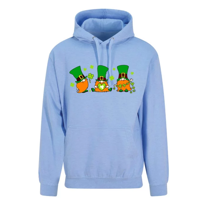 St Patrick's Day Gnome Unisex Surf Hoodie