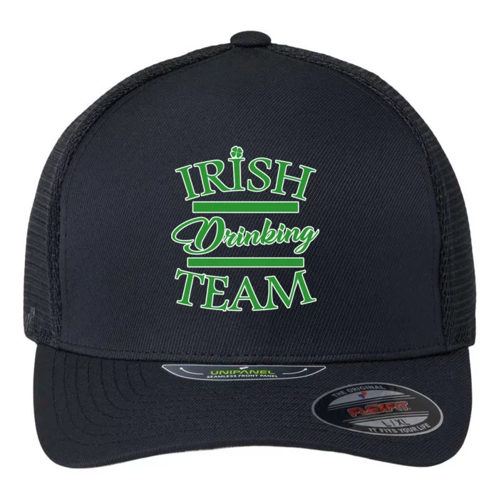 St Patrick's Day Irish Drinking Team Flexfit Unipanel Trucker Cap