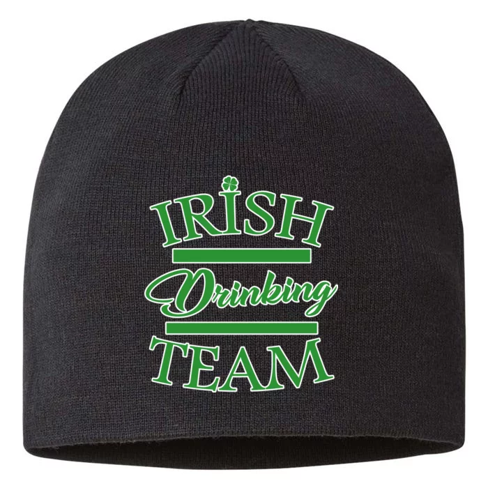 St Patrick's Day Irish Drinking Team 8 1/2in Sustainable Knit Beanie