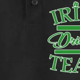 St Patrick's Day Irish Drinking Team Dry Zone Grid Performance Polo