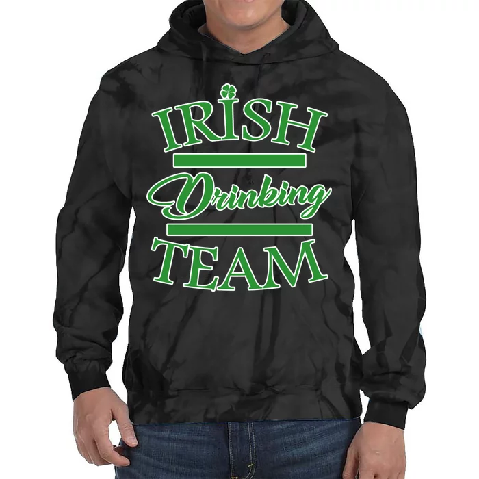 St Patrick's Day Irish Drinking Team Tie Dye Hoodie