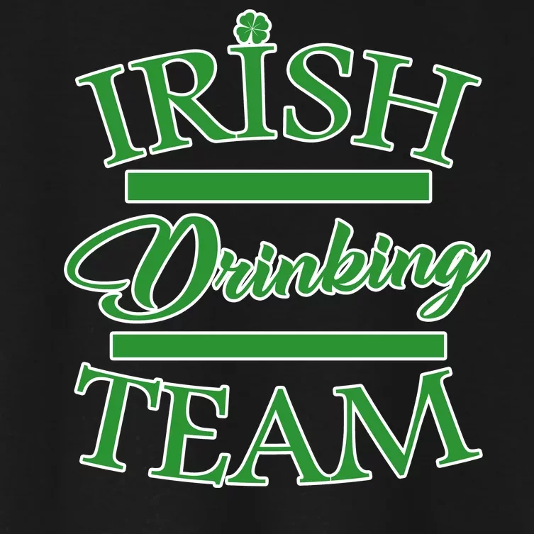 St Patrick's Day Irish Drinking Team Women's Crop Top Tee