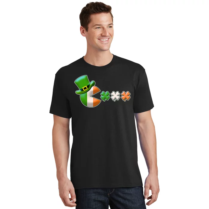 REGULAR FIT T-SHIRT IN PURE COTTON WITH PAC-MAN PRINT