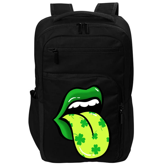 St Patricks Day Irish Lips Impact Tech Backpack