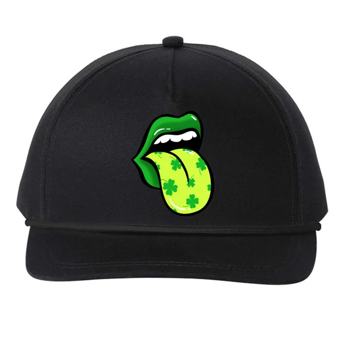 St Patricks Day Irish Lips Snapback Five-Panel Rope Hat