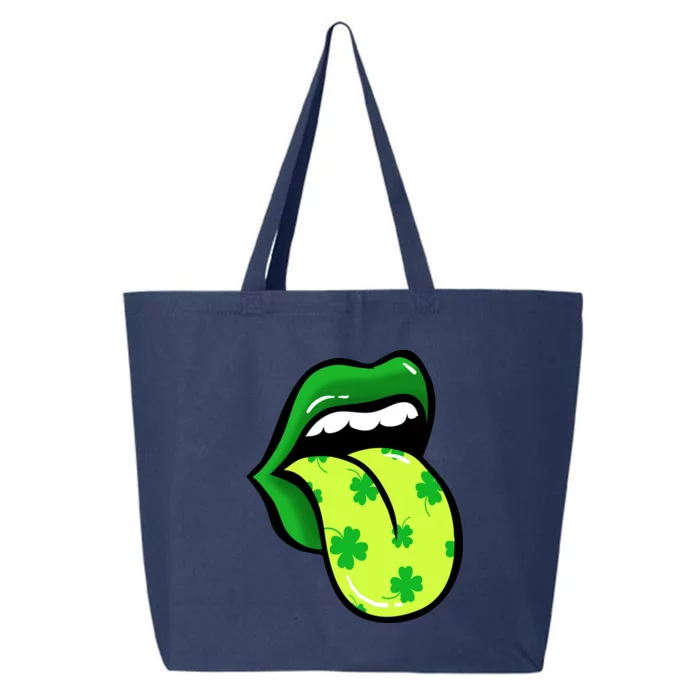 St Patricks Day Irish Lips 25L Jumbo Tote