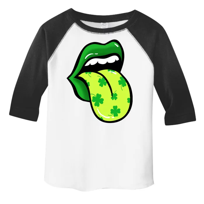 St Patricks Day Irish Lips Toddler Fine Jersey T-Shirt