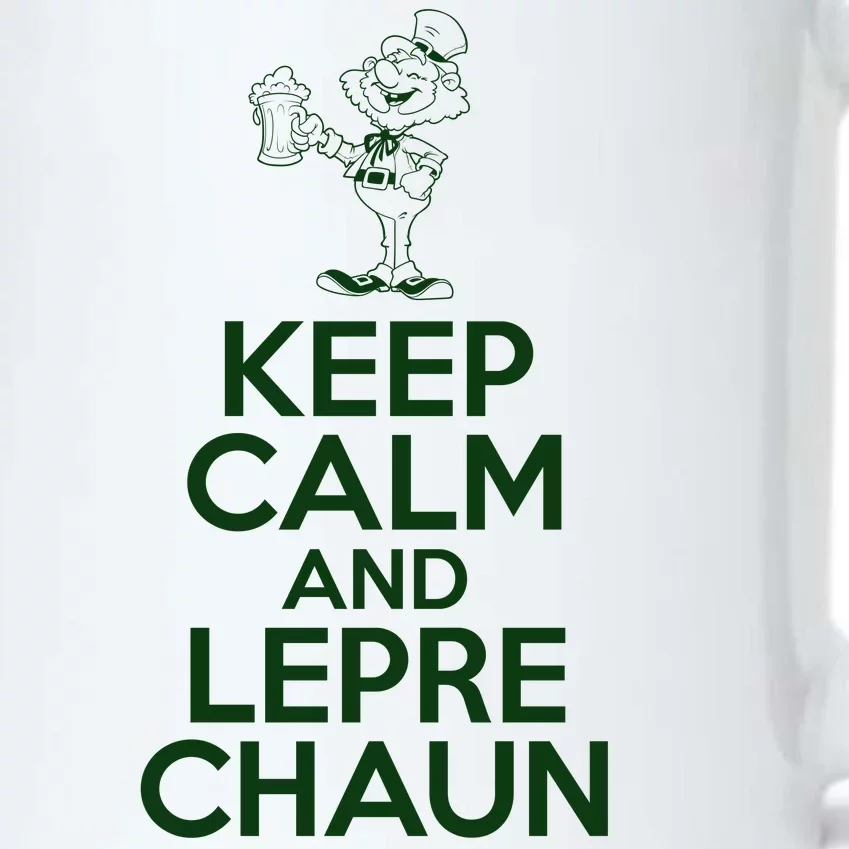 St Patrick's Day Keep Calm And Lepre Chaun Black Color Changing Mug