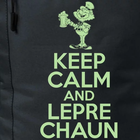 St Patrick's Day Keep Calm And Lepre Chaun Daily Commute Backpack