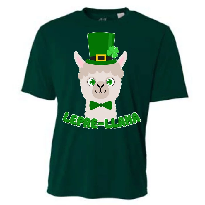 St Patrick's Day Lepre-Llama Cooling Performance Crew T-Shirt