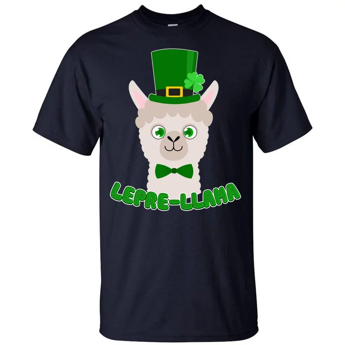 St Patrick's Day Lepre-Llama Tall T-Shirt