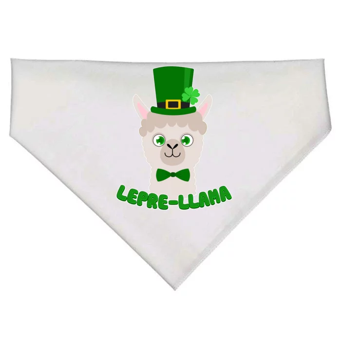 St Patrick's Day Lepre-Llama USA-Made Doggie Bandana