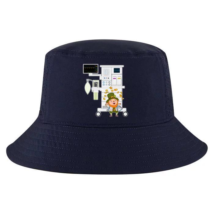 St Patrick's Day Leprechaun Anesthesia Machine Cool Comfort Performance Bucket Hat