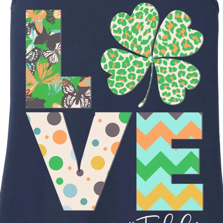 St Patrick's Day Love Teacher Life Ladies Essential Tank