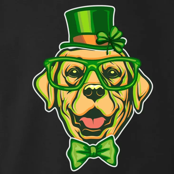 St Patrick's Day Lucky Golden Retriever Dog Toddler Hoodie