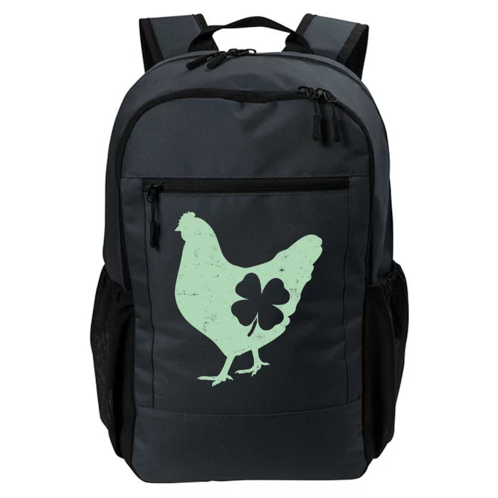 St Patrick's Day Lucky Shamrock Clover Chicken Daily Commute Backpack