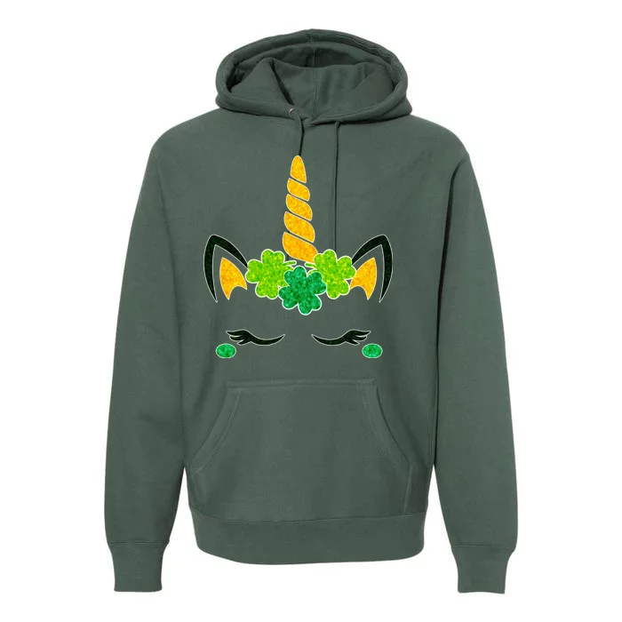 St Patrick's Day Lucky Unicorn Premium Hoodie