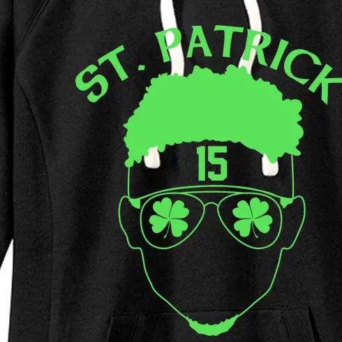 St Patricks Day Mahomes Women's Fleece Hoodie