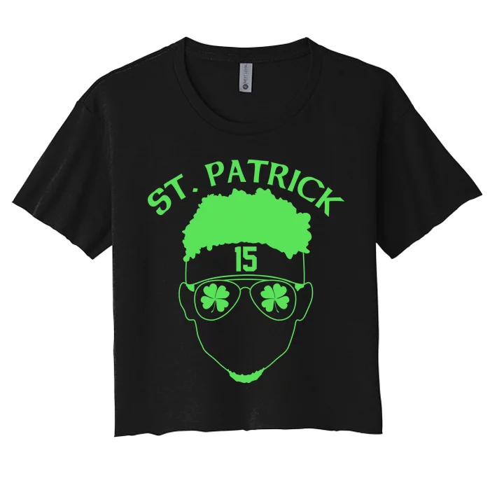 St Patricks Day Mahomes Women's Crop Top Tee