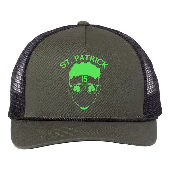 St Patricks Day Mahomes Retro Rope Trucker Hat Cap