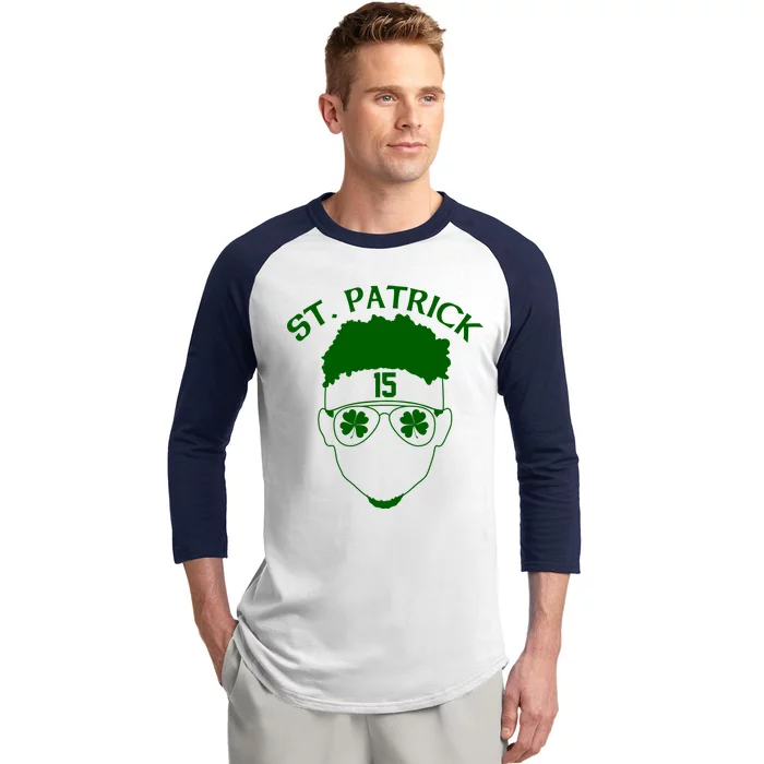 St Patricks Day Mahomes Baseball Sleeve Shirt