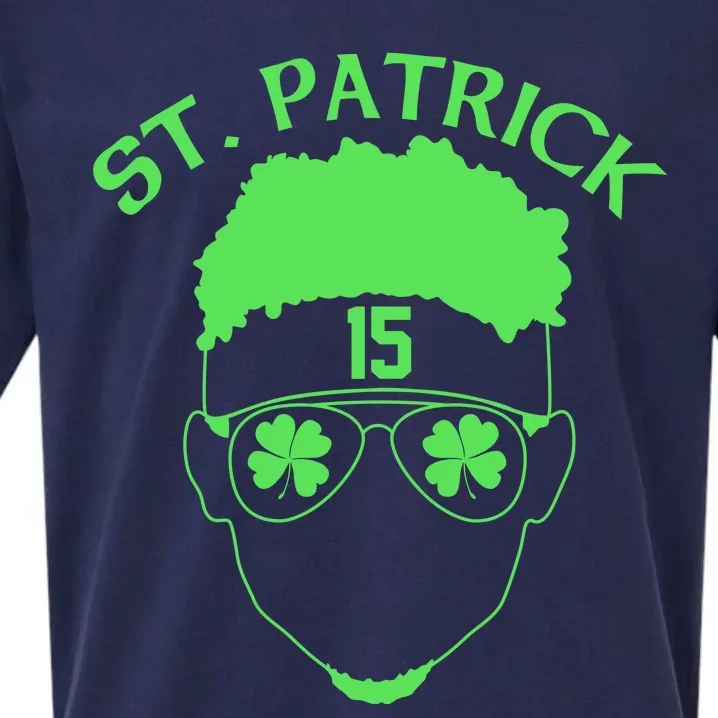 St Patricks Day Mahomes Sueded Cloud Jersey T-Shirt